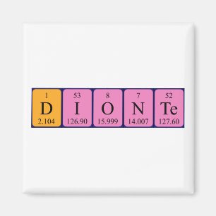 Dionte periodic table name magnet