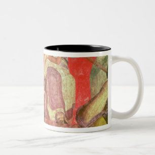Dionysian Entourage with Dionysus Two-Tone Coffee Mug