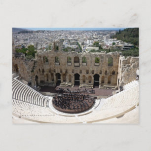 dionysus acropolis postcard
