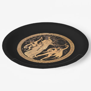 Dionysus and the Satyrs Paper Plate