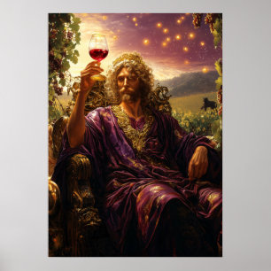 Dionysus, God of Wine and Fun - Master Poster