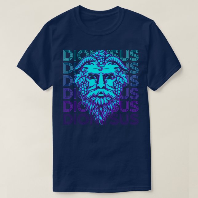 Dionysus Greek God Ancient Greek Mythology Retro G T-Shirt (Design Front)