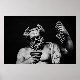 Dionysus with goblet poster