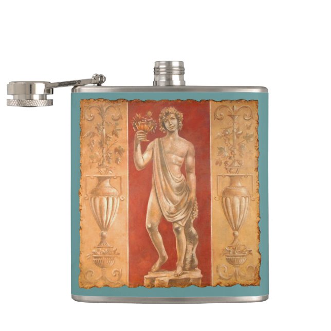 Dionysus with Urns Hip Flask (Opened)
