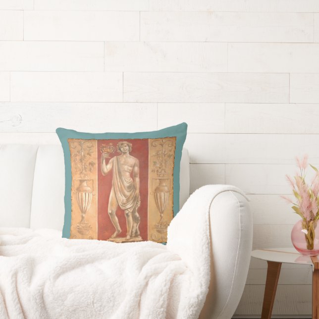 Dionysus with Urns Throw Pillow (Couch)