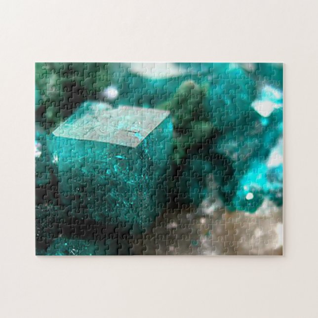 Dioptase‎ Jigsaw Puzzle (Horizontal)