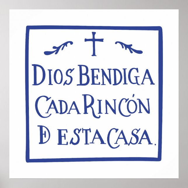 Dios bendiga cada rincon poster (Front)