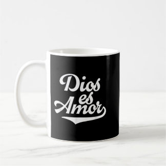 Dios Es Amor Spanish Christian Catholic Message Go Coffee Mug