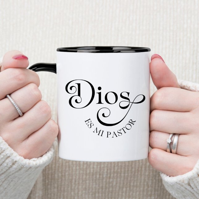 Dios Es Mi Pastor Tasse de café chrétienne espagno (Créateur téléchargé)