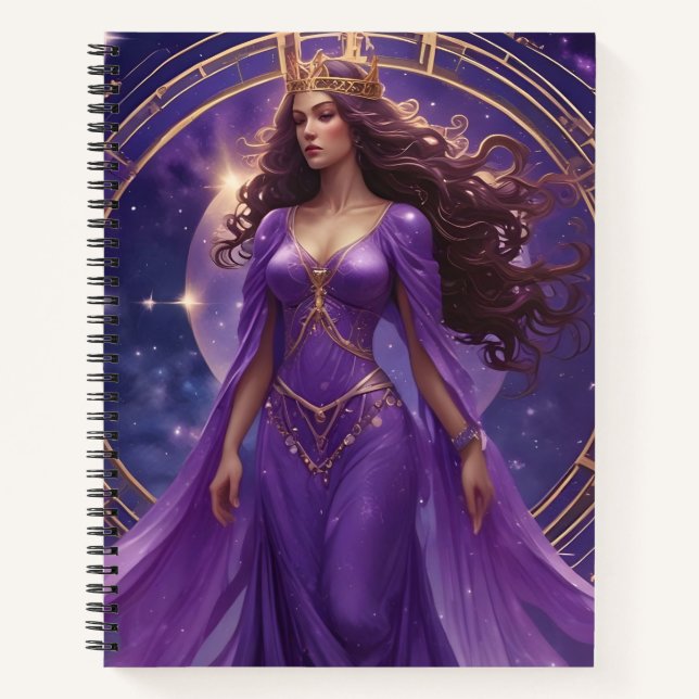 Diosa de Acuario Notebook (Front)