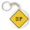 Dip Highway Warning Sign