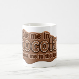 DIP ME EN Tasse CHOCOLATE - choisir style, couleur