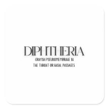 Diphtheria: A Graphic Representation