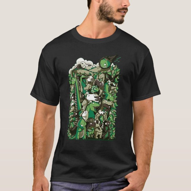 Diplodocus & Cover T-Shirt (Front)