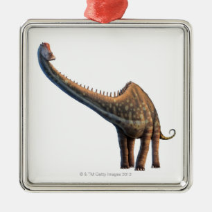 Diplodocus Metal Ornament