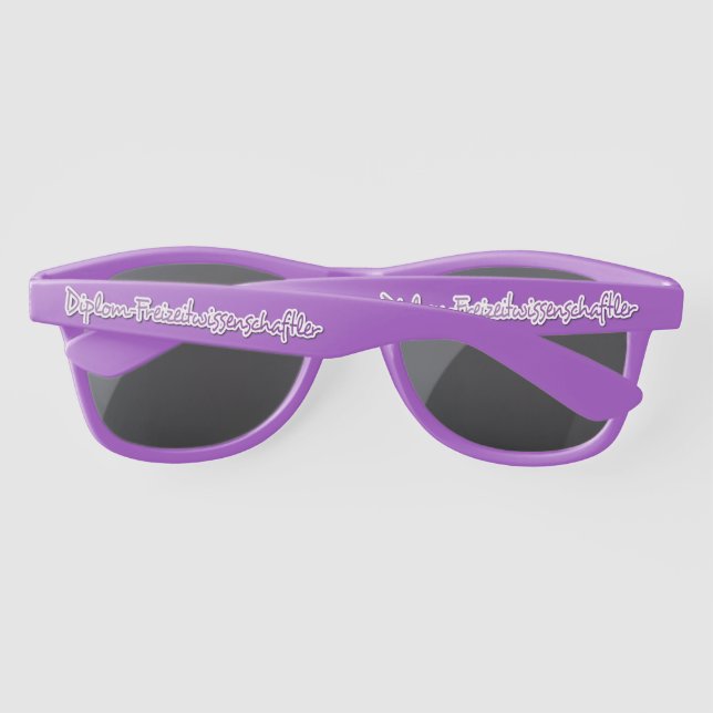 Diplom-Freizeitwissenschaftler Sunglasses (Back)