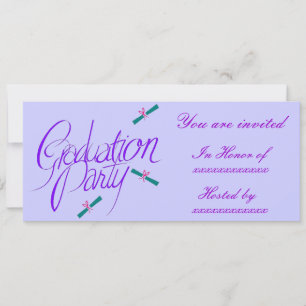 Diploma & Bows - Invitation