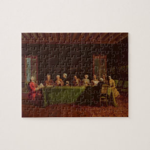 Diplomats Meeting (oil on canvas) Jigsaw Puzzle