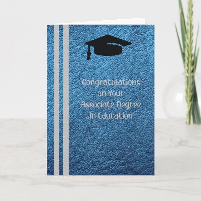 Diplôme associé en éducation Carte bleue (Devant)