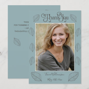 Diplôme Cadeau Carte de remerciements Portrait pho