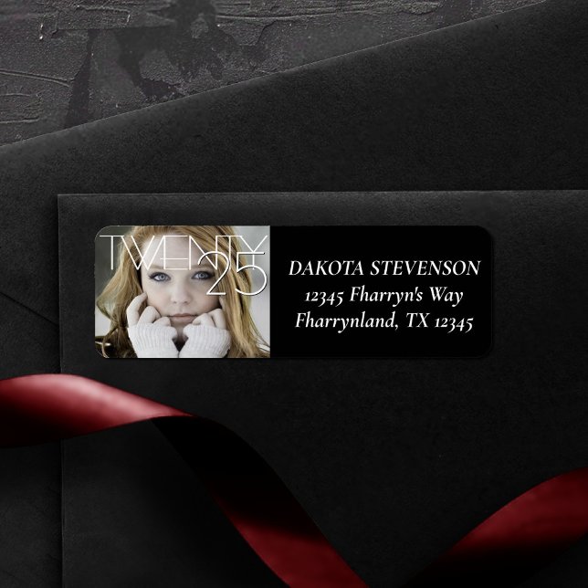 Diplôme chic | Classic Script Grad Photo (Créateur téléchargé)