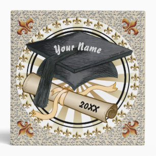 Diplôme de Casquette de grade classeur personnalis