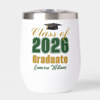 Diplômé de la promotion 2026 personnalisé en or ve