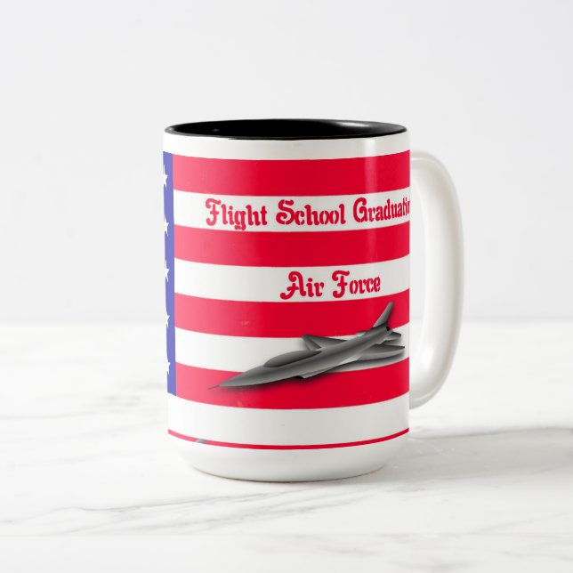 Diplôme d'études de vol Mug Force aérienne (Devant droit)