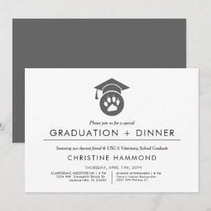 Diplôme d'études vétérinaires Invitation minimal