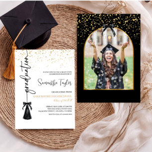 Diplôme Élégant avec Invitation Photo