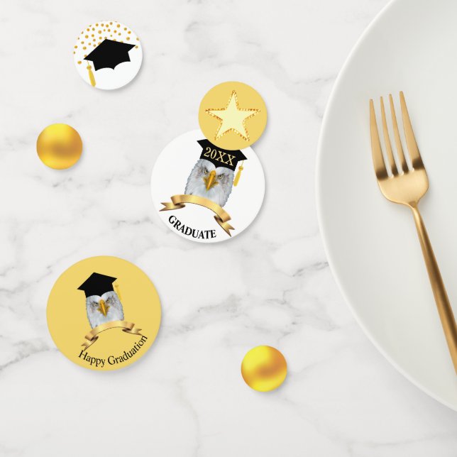 Diplôme en Noir & Or Confetti (Groupe)