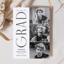 Diplômé Moderne 3 Photo de fin d'études