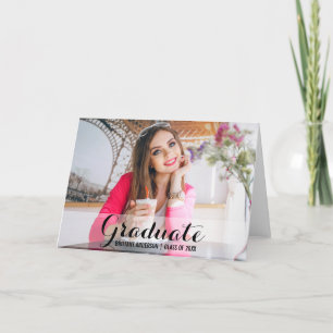 Diplôme Moderne Photo Plier Carte S B