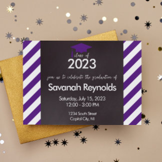 Diplôme Open House Invitation avec photo