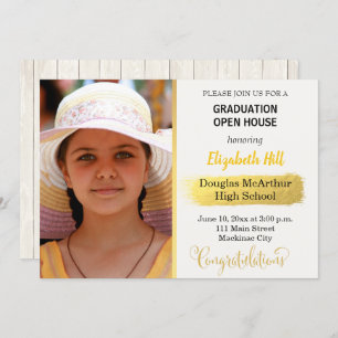 Diplôme photo Invitation Open House