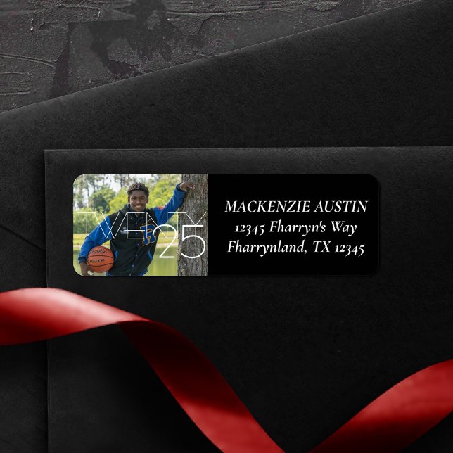 Diplôme simple | Modern Grad Photo Adresse (Créateur téléchargé)