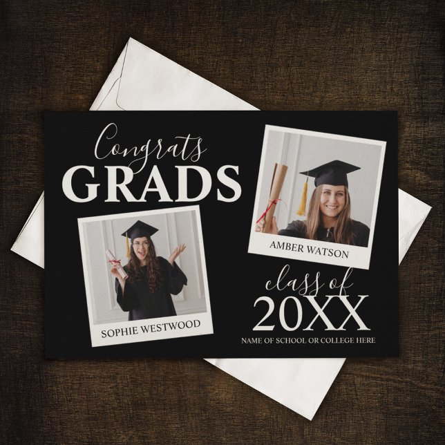 Diplômés ensemble | 2 Invitation photo (Créateur téléchargé)