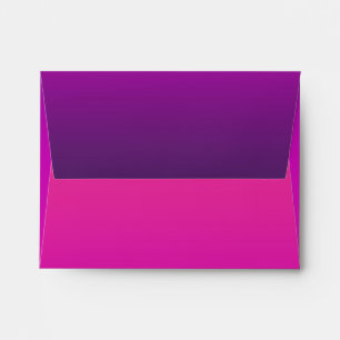 Dipped Pink Indian Princess Invitation Envelope