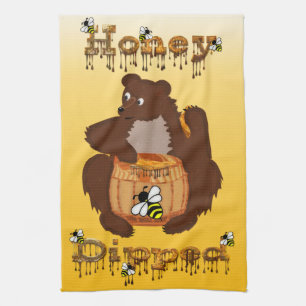 Dipped With Honey Kitchen Towel