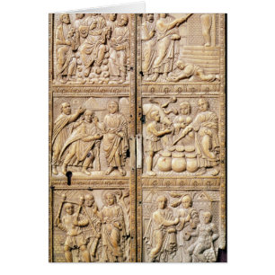 Diptych showing the Miracles of Christ