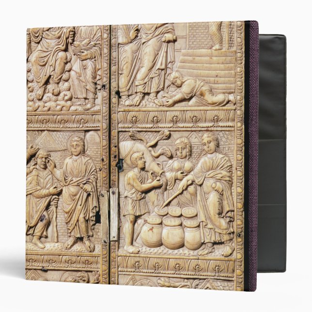 Diptych showing the Miracles of Christ Binder (Front/Inside)