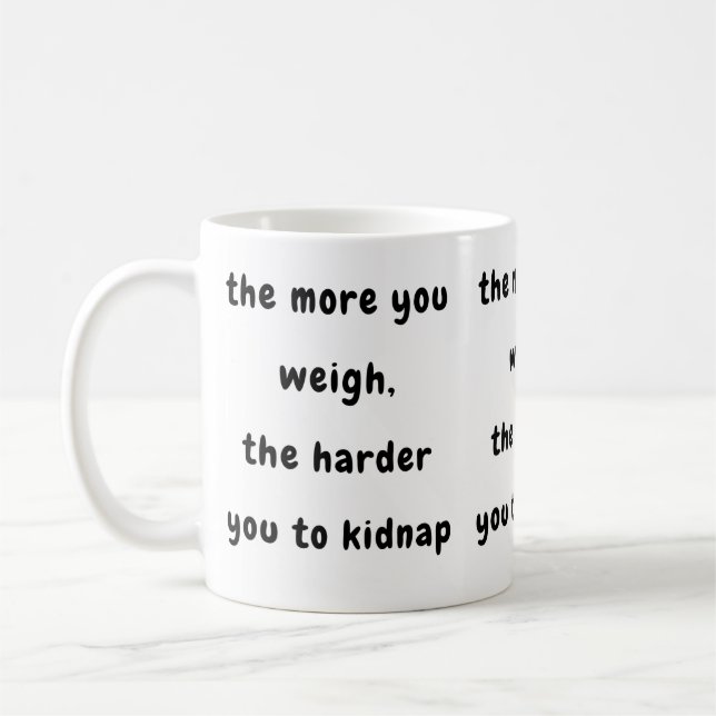 Dire drôle Mug (Gauche)