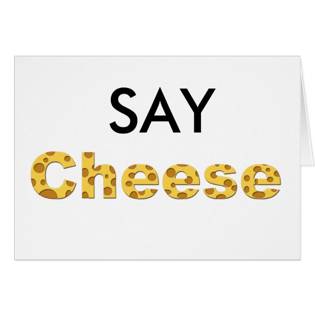 dire fromage (Devant horizontal)