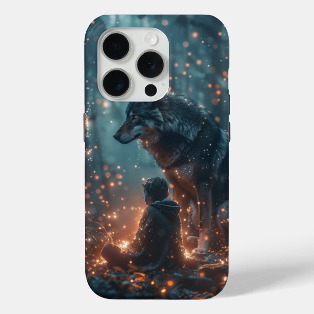 Dire Wolf and Boy Case-Mate iPhone Case (Back)