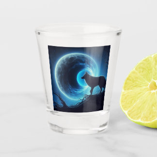 Dire Wolf wormhole  Shot Glass