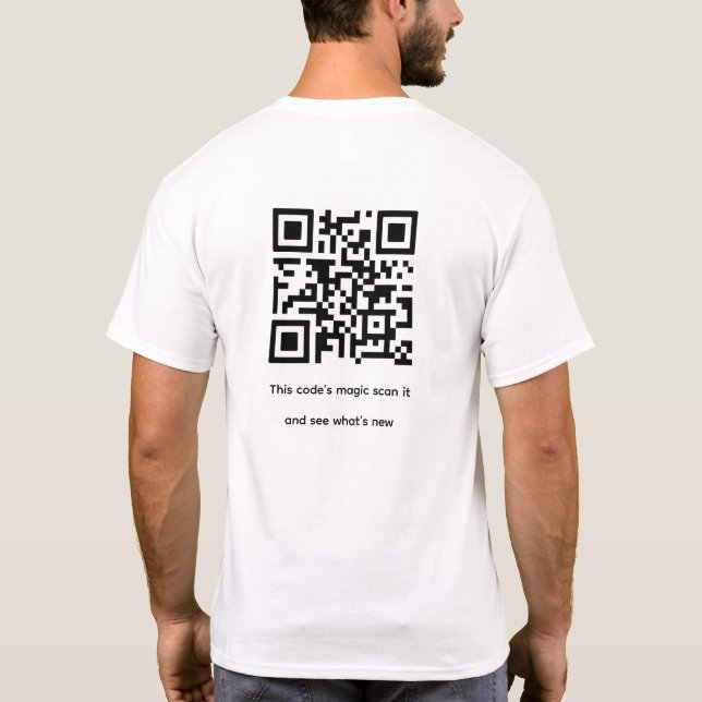 Direct Access QR Code for FZ AURA Online Stor T-Shirt (Back)