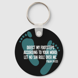 Direct My Footsteps According to Your Word Keychain