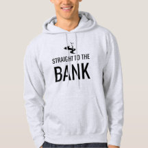 Directement au sweat - shirt à capuche de banque