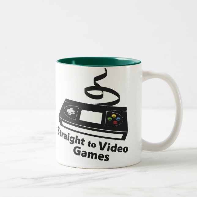 Directement dans la tasse de café de jeux vidéo (Droit)