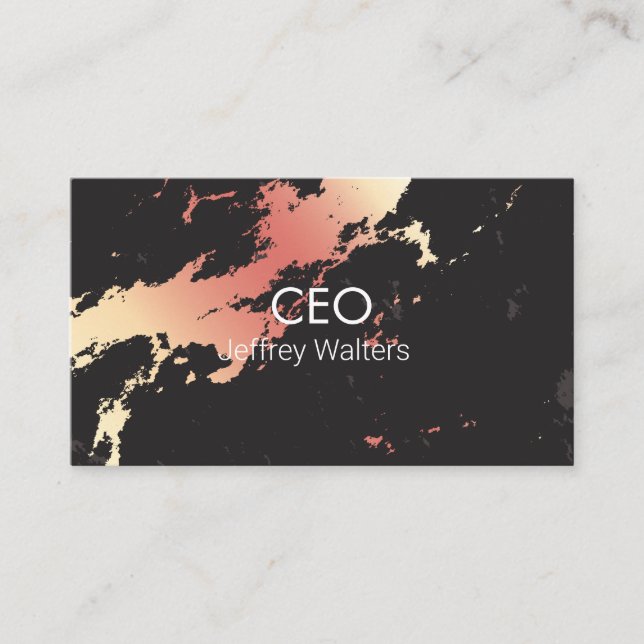 Directeur | Carte de visite professionnel (Devant)